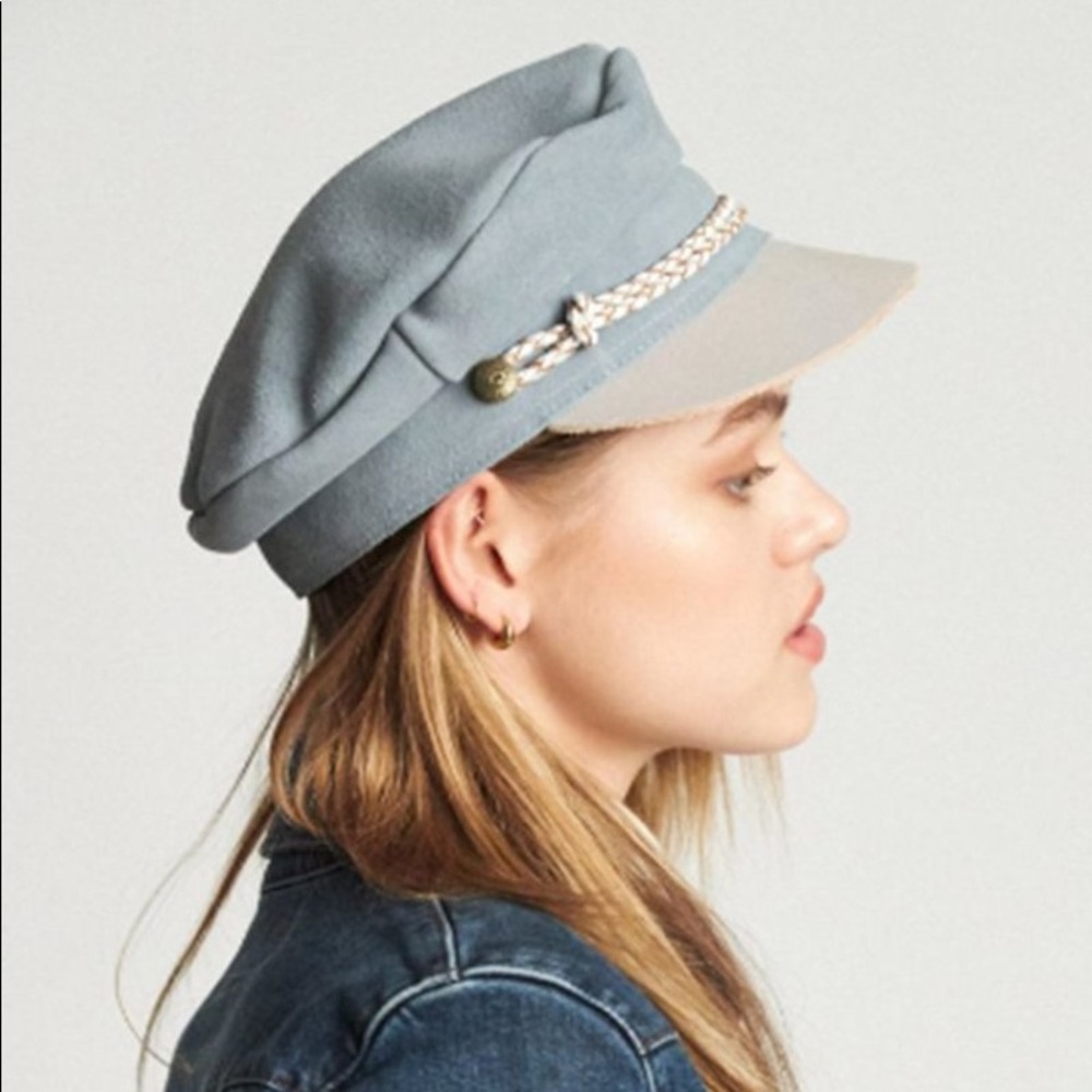 NWT Brixton Kayla Cap Blue Suede